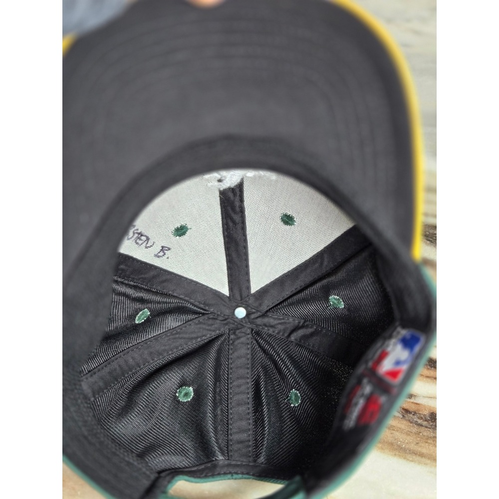 OC‎ Sports Oakland Athletics Youth Baseball Cap Green Gold MLB Adjustable Hat - Picture 7 of 9